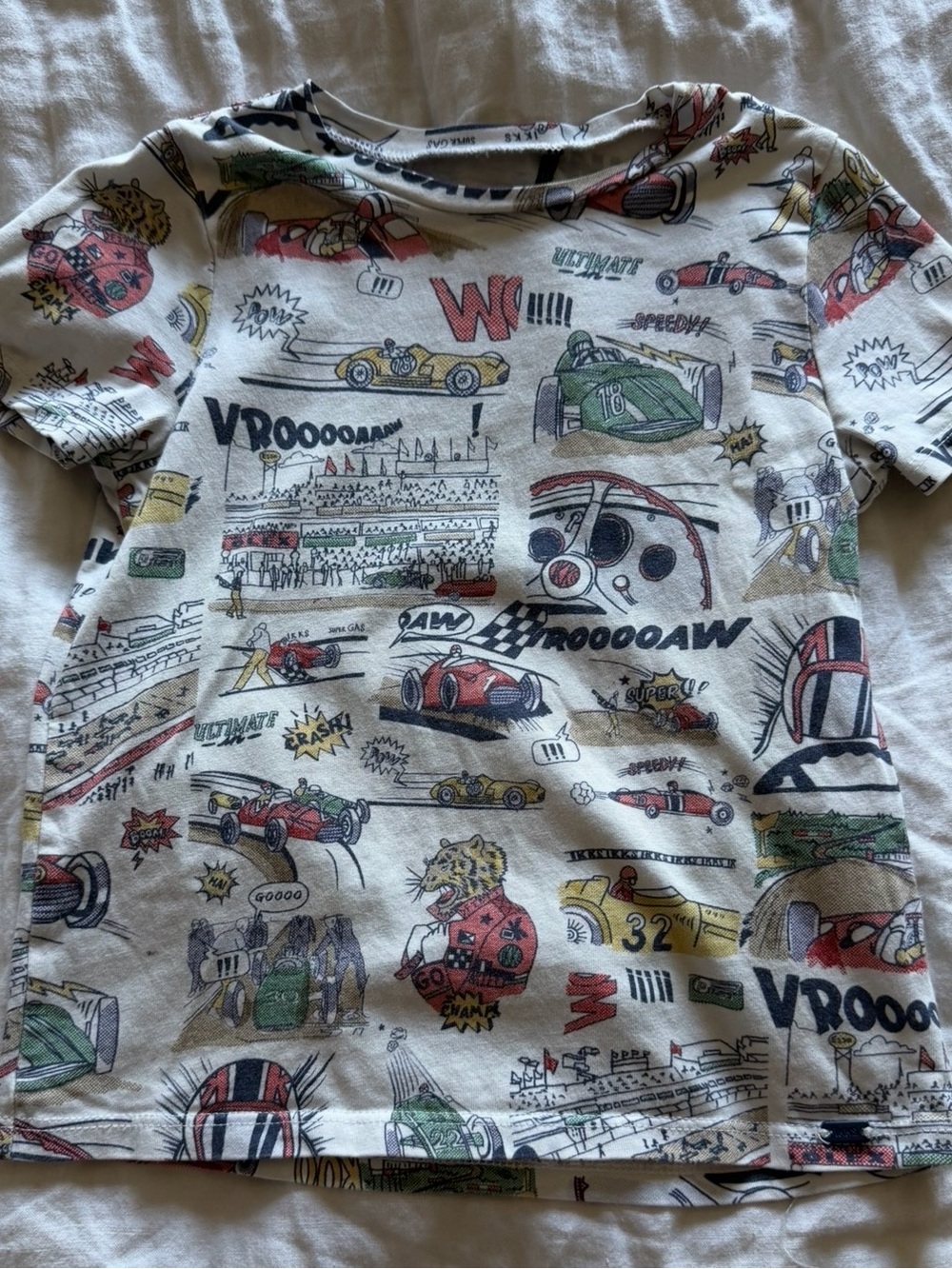 IKKS Kids Racing Cars Graphic Tee - Multi Color / size 4